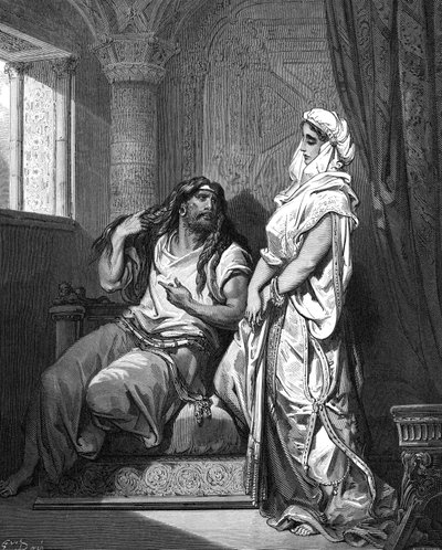 Sansone e Dalila, 1866 da Gustave Dore