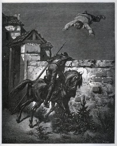 Sancho Panza viene ingannato e Don Chisciotte non può intervenire - da 