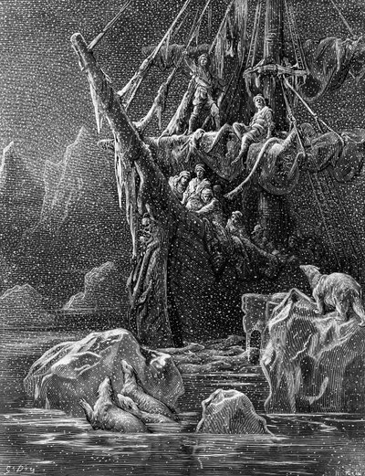 Nave in Antartide, scena da 