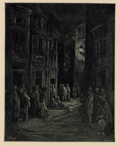 Abitazioni di baraccopoli da Gustave Dore