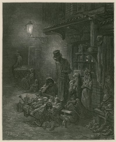 Baraccopoli a Londra da Gustave Dore