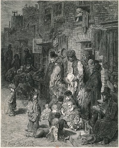 Baraccopoli di Londra da Gustave Dore