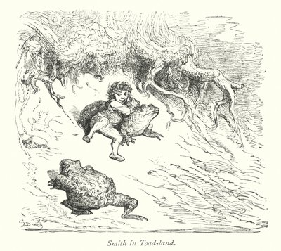 Smith nella terra dei rospi (incisione) da Gustave Dore