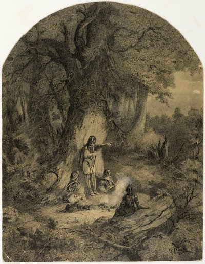 Soldati sotto un Albero da Gustave Dore