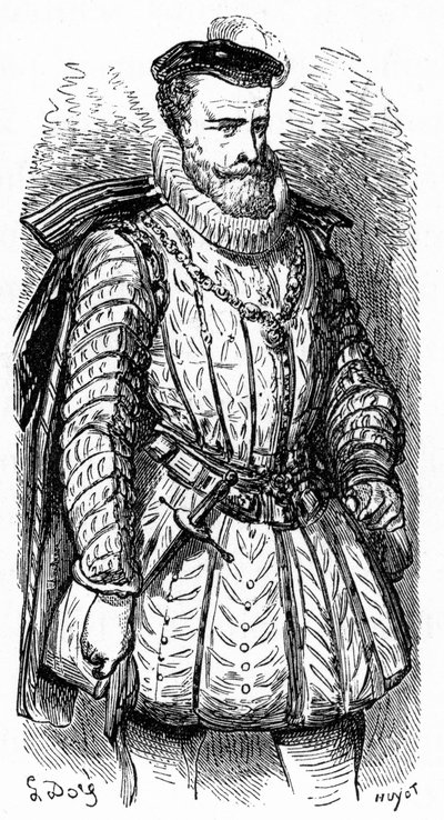 Sully (Maximilien de Béthune, Barone di Rosny, Duca di Sully) da Gustave Dore
