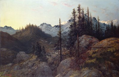 Alba nelle Alpi da Gustave Dore