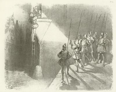 Sorpreso dalle guardie - Regno di Enrico IV da Gustave Dore