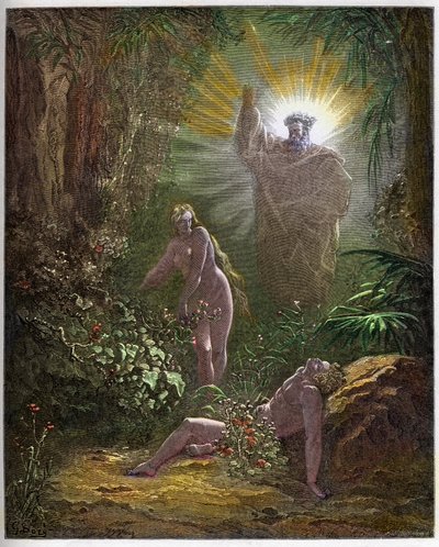 La creazione di Eva - Genesi (2) da Gustave Dore
