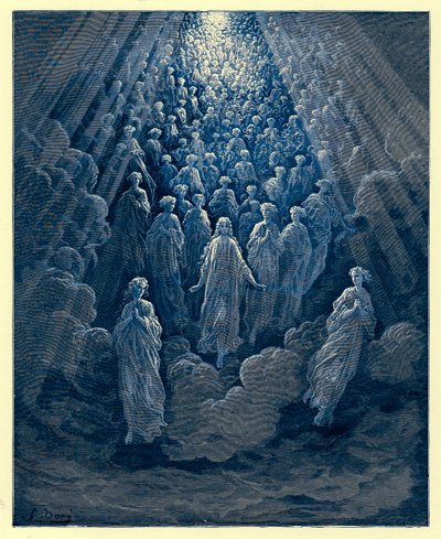 Gli angeli nel pianeta Mercurio, illustrazione da 