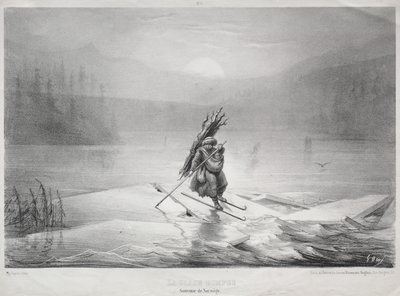 Il ghiaccio che si rompe, Souvenir di Norvegia da Gustave Dore