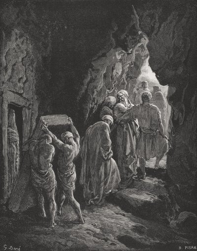 La sepoltura di Sara, illustrazione da 