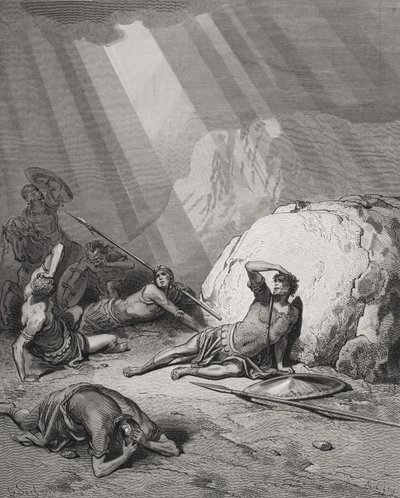 La Conversione di San Paolo, Atti 9:1-6, illustrazione da 