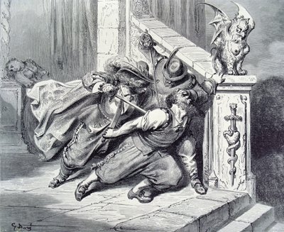 La morte di Barbablù, illustrazione per 