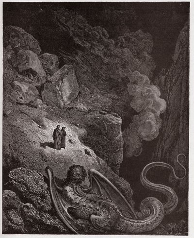 La Divina Commedia, Inferno, Canto 17: Gerione, simbolo dell
