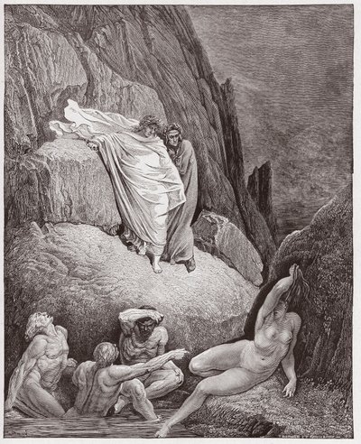 La Divina Commedia, Inferno, Canto 18: Virgilio mostra a Dante l