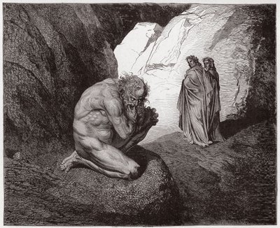 La Divina Commedia, Inferno, Canto 7: Virgilio rimprovera Pluto all