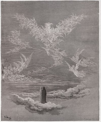 La Divina Commedia, Paradiso, Canto 19: Le anime beate formano un