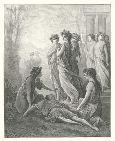 Le favole di La Fontaine: Dafni e Alcimadura da Gustave Dore