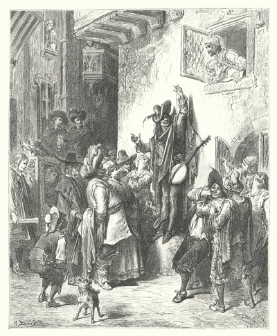 Le favole di La Fontaine: Il pazzo che vendeva saggezza da Gustave Dore