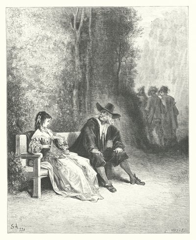Le favole di La Fontaine: La fanciulla da Gustave Dore