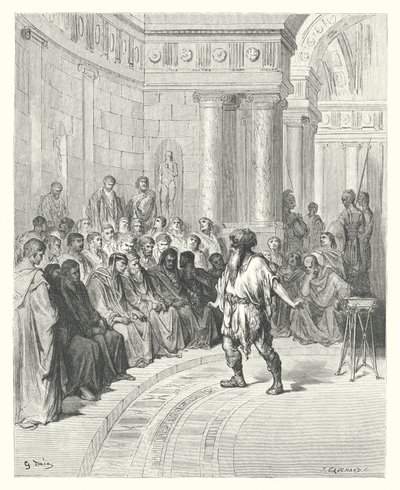 Le favole di La Fontaine: Il contadino del Danubio da Gustave Dore