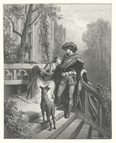 Le favole di La Fontaine: I due piccioni da Gustave Dore