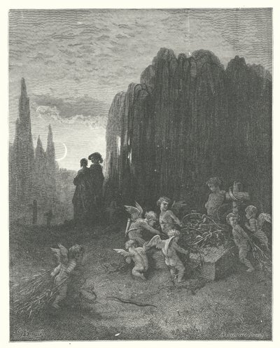 Le favole di La Fontaine: La giovane vedova da Gustave Dore