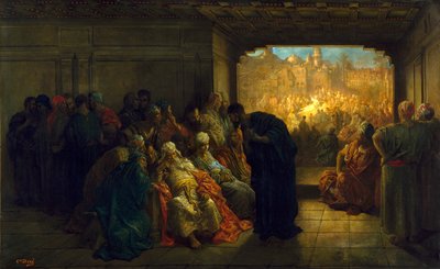 La casa di Caifa, 1875 da Gustave Dore