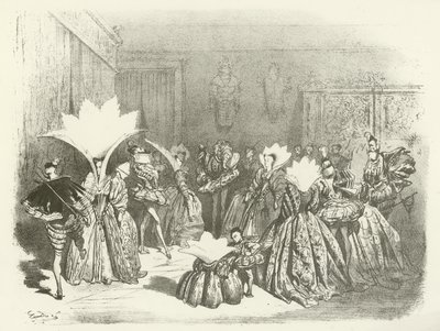 Il Jig-A Ball nel regno di Enrico III da Gustave Dore
