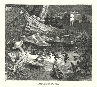Il castello dei Mannikin (incisione) da Gustave Dore