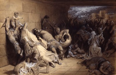 Il massacro degli innocenti da Gustave Dore