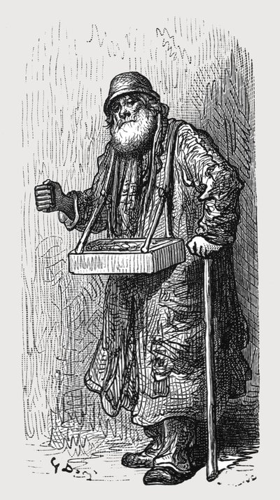 Il venditore di fiammiferi da Gustave Dore