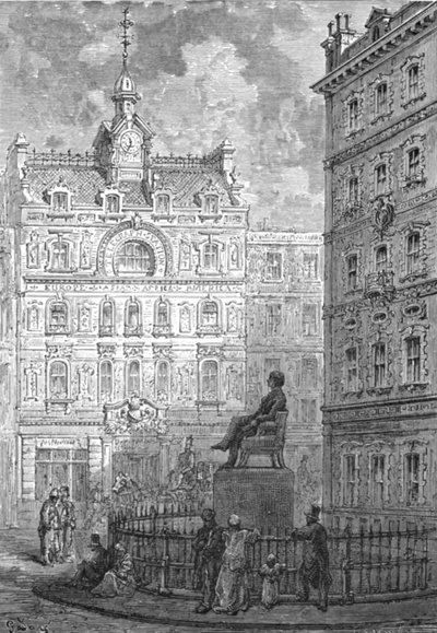 Il monumento a George Peabody da Gustave Dore
