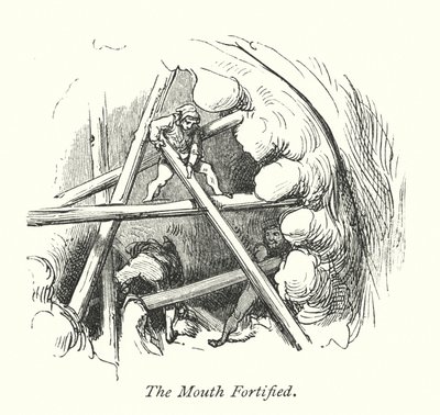 La bocca fortificata (incisione) da Gustave Dore