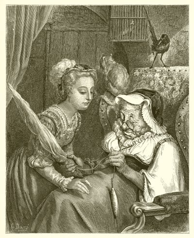 La principessa e la fata Spite da Gustave Dore