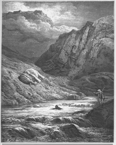 I due avventurieri e il talismano - da "Favole" di Jean de La Fontaine da Gustave Dore