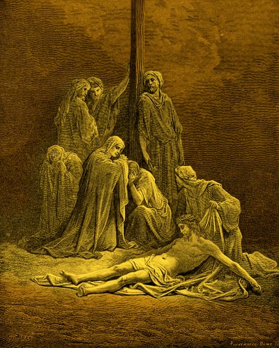 Il Cristo morto - Bibbia da Gustave Dore