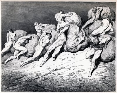 Gli accumulanti e gli spreconi, 1857 da Gustave Dore
