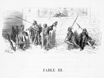Il topo che si ritirò dal mondo nelle favole di Jean de La Fontaine. Illustrazione di Gustave Doré. da Gustave Dore