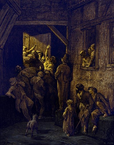 Cacciatelo fuori, Ratcliff da Gustave Dore