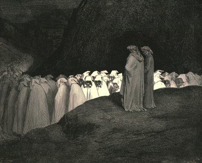Toscano...non disdegnare di istruirci su chi sei, c1890 da Gustave Dore