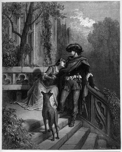 I due piccioni - da "Favole" di Jean de La Fontaine da Gustave Dore