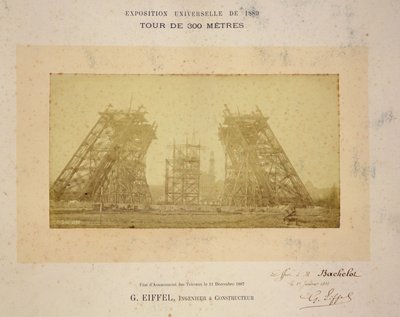 Costruzione della Torre Eiffel da Gustave Eiffel