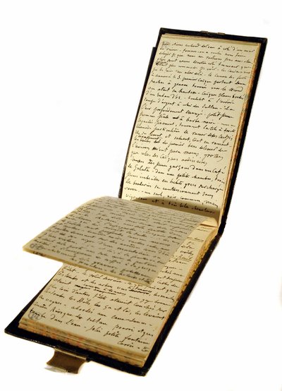 Libro di viaggio di Gustave Flaubert (1821-1880), scrittore francese, biblioteca storica da Gustave Flaubert