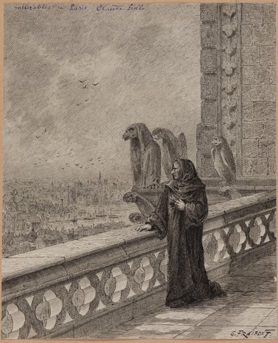Claude Frollo. da Gustave Fraipont