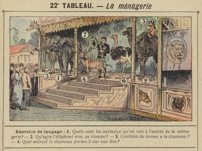 La menagerie da Gustave Fraipont