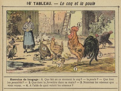 Il gallo e la gallina da Gustave Fraipont