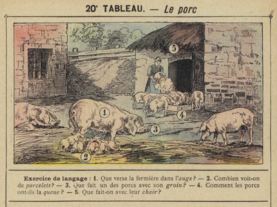 Il maiale da Gustave Fraipont