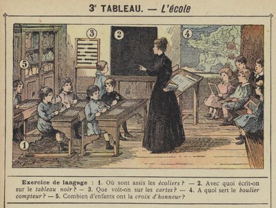 La scuola da Gustave Fraipont
