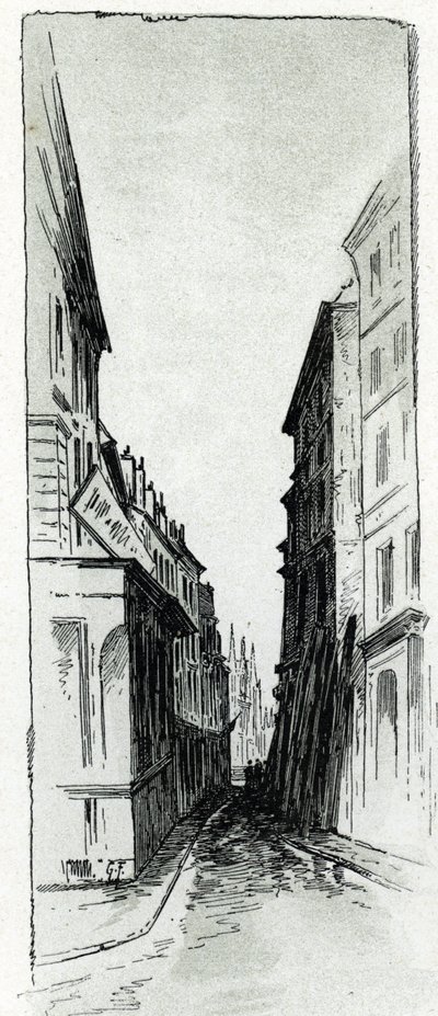 Veduta della rue de l
